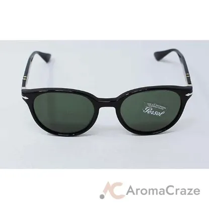 Picture of Persol PO3151S 95-31 - Black-Green by Persol for Men - 52-20-145 mm Sunglasses