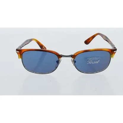 Picture of Persol PO8139S 96-56 - Terra di Siena-Blue by Persol for Men - 52-20-145 mm Sunglasses
