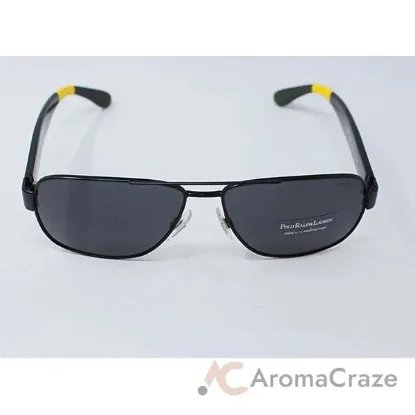 Picture of Polo Ralph Lauren PH 3097 9304-87 - Semi Shiny Black-Dark Grey by Ralph Lauren for Men - 59-14-145 mm Sunglasses