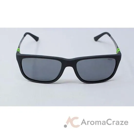 Picture of Polo Ralph Lauren PH 4088 5421-6G - Matte Grey-Green by Ralph Lauren for Men - 55-17-145 mm Sunglasses