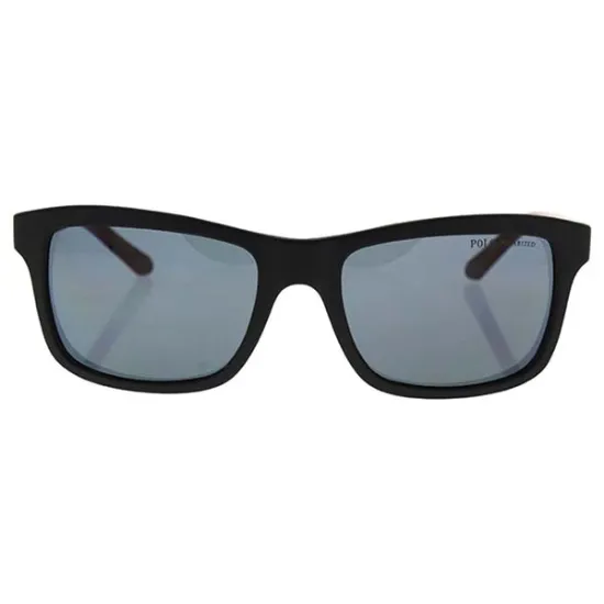 Picture of Polo Ralph Lauren PH 4095 5504-81 - Matte Black-Grey Polarized by Ralph Lauren for Men - 57-19-140 mm Sunglasses