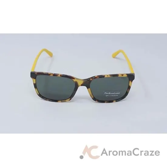 Picture of Polo Ralph Lauren PH 4103 5548-71 - Havana Yellow-Black by Ralph Lauren for Men - 56-19-145 mm Sunglasses