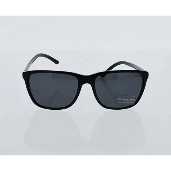 Picture of Polo Ralph Lauren PH 4108 5001-87 - Shiny Black -Dark Grey by Ralph Lauren for Men - 57-17-145 mm Sunglasses