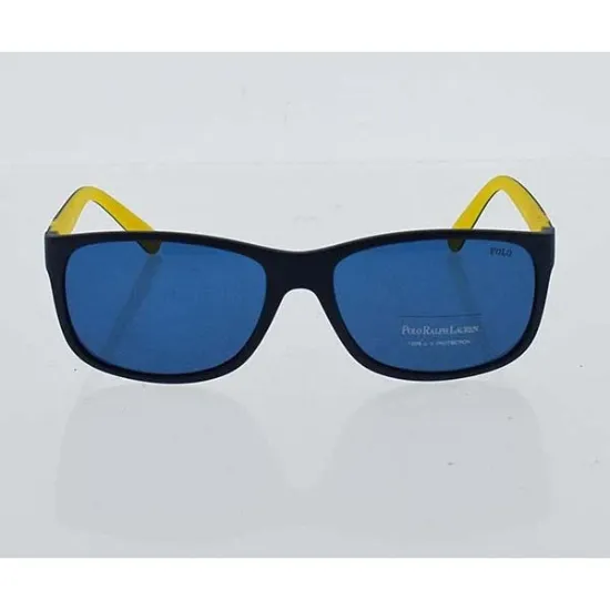Picture of Polo Ralph Lauren PH 4109 558880 - Matte Blue Navy-Blue by Ralph Lauren for Men - 59-17-145 mm Sunglasses