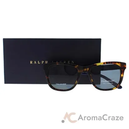 Picture of Polo Ralph Lauren PH4090 5351-81 - Havana Blue-Grey Polarized by Ralph Lauren for Men - 54-20-140 mm Sunglasses