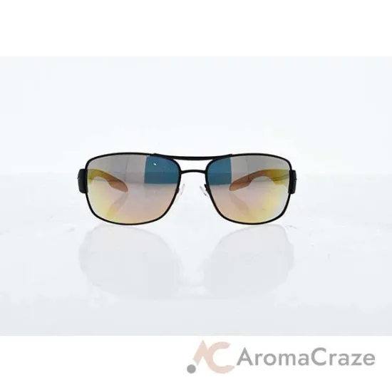 Picture of Prada SPS 53N TIG-2D2 - Grey Rubber-Green by Prada for Men - 65-16-130 mm Sunglasses