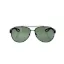 Picture of Prada SPS 55Q DG0-5X1 - Black Matte-Green Polarized by Prada for Men - 62-14-140 mm Sunglasses