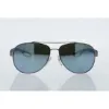 Picture of Prada SPS 55Q QFP-5K2 - Silver Rubber-Green Silver by Prada for Men - 59-14-140 mm Sunglasses