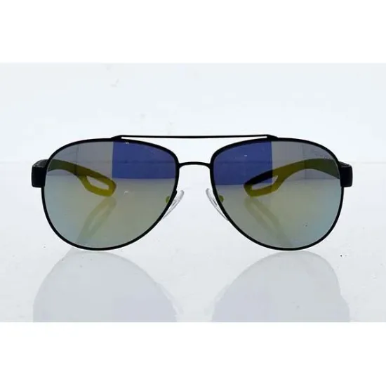 Picture of Prada SPS 55Q TIG-4J2 - Grey Rubber-Emerald Iridium by Prada for Men - 59-14-140 mm Sunglasses
