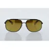 Picture of Prada SPS 56R UFI-5N2 - Green Rubber-Dark Brown Gold Polarized by Prada for Men - 60-14-140 mm Sunglasses
