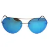 Picture of Prada SPS 57R ZVN-5M2 - Pale Gold-Light Green Blue by Prada for Men - 59-16-135 mm Sunglasses