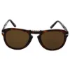 Picture of Persol PO0714 24-57 - Havana-Brown Polarized by Persol for Unisex - 52-21-140 mm Sunglasses