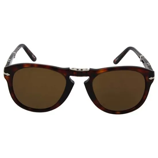 Picture of Persol PO0714 24-57 - Havana-Brown Polarized by Persol for Unisex - 52-21-140 mm Sunglasses