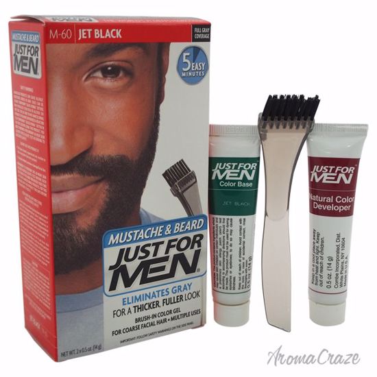 Just For Men Brush-In Color Gel Mustache & Beard Jet Black #