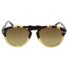 Picture of Persol PO649 1024-M2 - Ebano e Oro-Brown Faded Polarized by Persol for Unisex - 52-20-135 mm Sunglasses