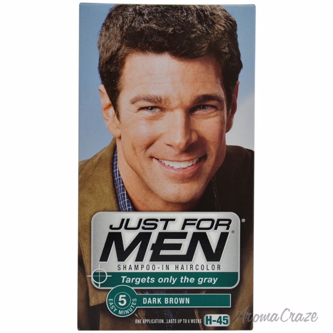 Just For Men Shampoo In Haircolor H 45 Dark Brown Hair Color For