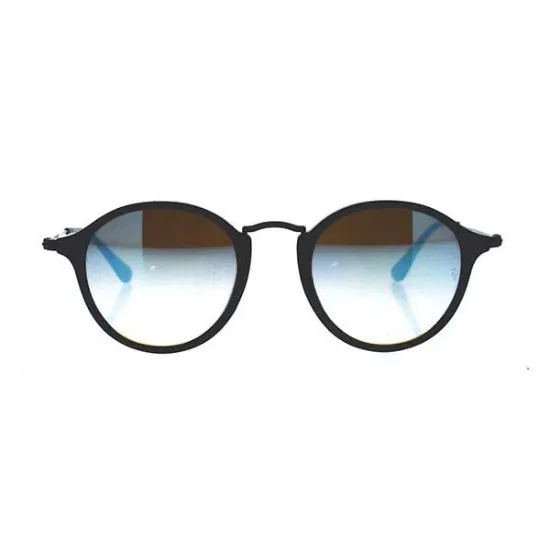 Picture of Ray Ban RB 2447 901-40 - Black-Blue Gradient Flash by Ray Ban for Unisex - 49-21-145 mm Sunglasses