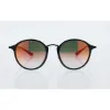 Picture of Ray Ban RB 2447 901-4W - Black-Orange Gradient Flash by Ray Ban for Unisex - 52-21-145 mm Sunglasses