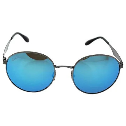 Picture of Ray Ban RB 3537 004-55 - Gunmetal-Blue by Ray Ban for Unisex - 51-19-145 mm Sunglasses