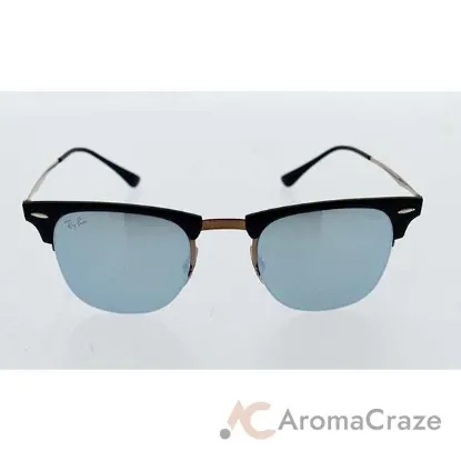 Picture of Ray Ban RB 8056 176-30 Light Ray - Black Brown-Silver by Ray Ban for Unisex - 49-22-140 mm Sunglasses