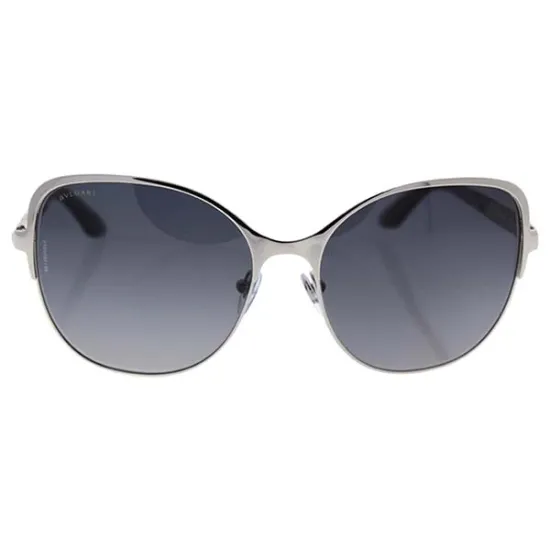 Picture of Bvlgari BV6078KB 394-T3 - Silver Plated-Grey Gradient Polarized by Bvlgari for Women - 57-16-135 mm Sunglasses