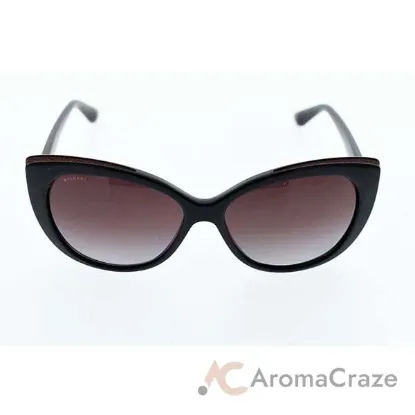 Picture of Bvlgari BV8157BQ 901-62 - Black-Violet Gradient Polarized by Bvlgari for Women - 57-15-135 mm Sunglasses