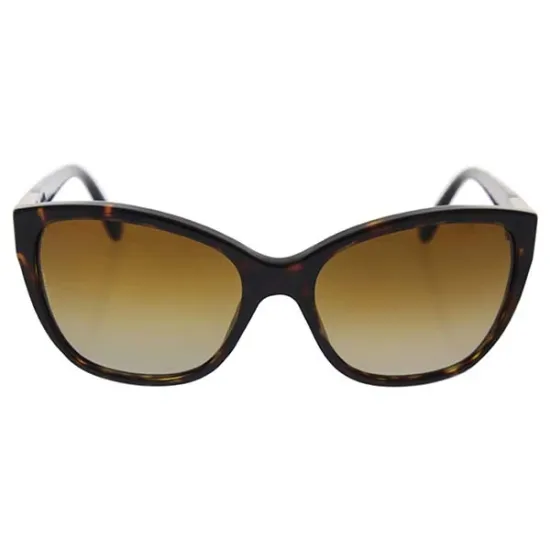 Picture of Dolce and Gabbana DG 4195 502-T5 - Havana-Brown Gradient Polarized by Dolce and Gabbana for Women - 56-17-140 mm Sunglasses