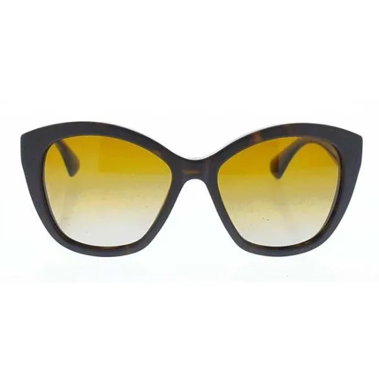 Picture of Dolce and Gabbana DG 4220 2937-T5 - Havana-Matte Havana-Borwn Gradient Polarized by Dolce and Gabbana for Women - 55-17-140 mm Sunglasses