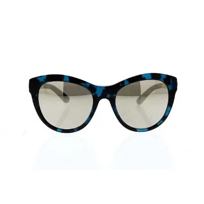 Picture of Dolce and Gabbana DG 4243 2887-6G - Havana Blue-Light Brown by Dolce and Gabbana for Women - 53-19-140 mm Sunglasses