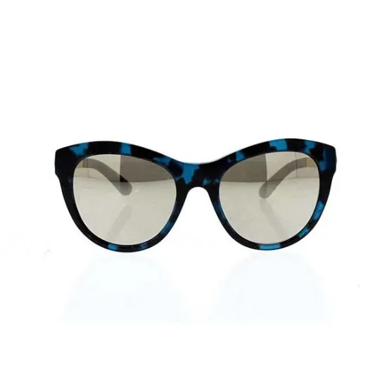 Picture of Dolce and Gabbana DG 4243 2887-6G - Havana Blue-Light Brown by Dolce and Gabbana for Women - 53-19-140 mm Sunglasses