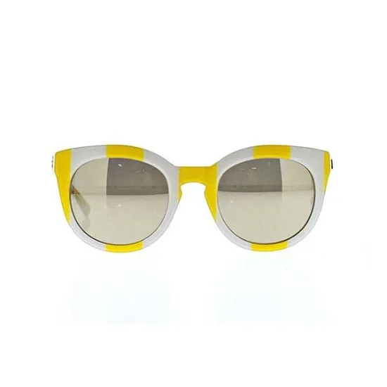 Picture of Dolce and Gabbana DG 4249 3025-5A - Yellow White-Light Brown Gold by Dolce and Gabbana for Women - 50-22-140 mm Sunglasses