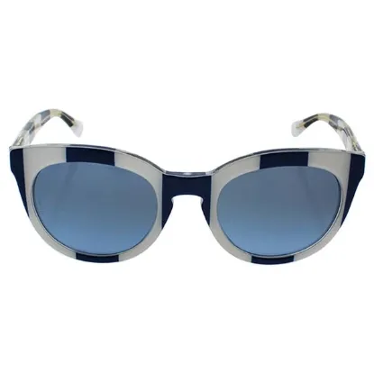 Picture of Dolce and Gabbana DG 4249 3027-8F - Stripe Blue White-Blue Gradient by Dolce and Gabbana for Women - 50-22-140 mm Sunglasses