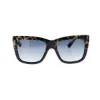 Picture of Dolce and Gabbana DG 4262 1995-T3 - Top Leopard On Black-Grey Gradient Polarized by Dolce and Gabbana for Women - 54-18-140 mm Sunglasses