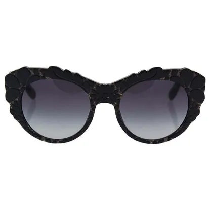 Picture of Dolce and Gabbana DG 4267 2998-8G - Top Black texture Tissue-Grey Gradient by Dolce and Gabbana for Women - 53-20-140 mm Sunglasses