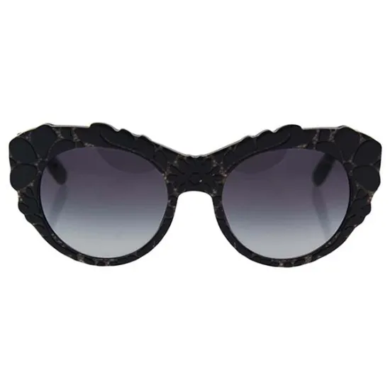 Picture of Dolce and Gabbana DG 4267 2998-8G - Top Black texture Tissue-Grey Gradient by Dolce and Gabbana for Women - 53-20-140 mm Sunglasses