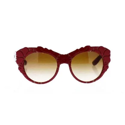 Picture of Dolce and Gabbana DG 4267 2999-13 - Top Red-texture Tissue- Brown Gradient by Dolce and Gabbana for Women - 53-20-140 mm Sunglasses