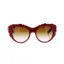 Picture of Dolce and Gabbana DG 4267 2999-13 - Top Red-texture Tissue- Brown Gradient by Dolce and Gabbana for Women - 53-20-140 mm Sunglasses