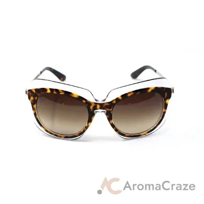 Picture of Dolce and Gabbana DG 4282 757-13 - Havana On Transparent-Brown Gradient by Dolce and Gabbana for Women - 54-21-140 mm Sunglasses
