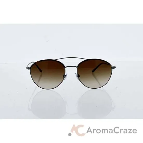 Picture of Giorgio Armani AR 6032J 3003-13 Frames of Life - Matte Gunmetal-Brown Gradient by Giorgio Armani for Women - 55-18-140 mm Sunglasses
