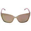 Picture of Guess Gm 742 29G Marciano - Matte Rose Gold-Brown Mirror by Guess for Women - 57-17-135 mm Sunglasses