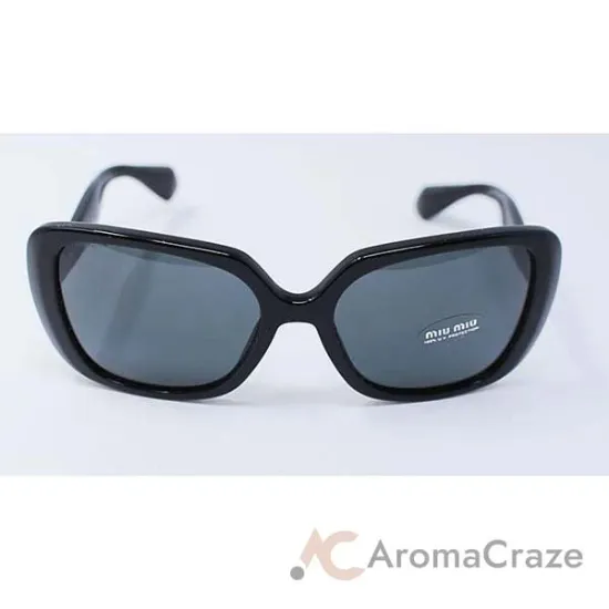 Picture of Miu Miu MU 02N 1AB-1A1 - Black-Grey by Miu Miu for Women - 59-18-135 mm Sunglasses