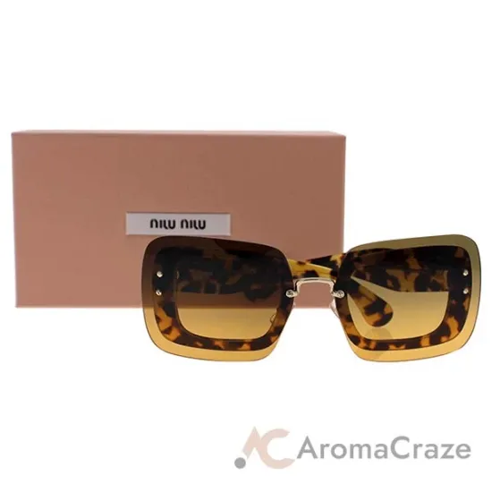 Picture of Miu Miu MU 02R 7S0-0A3 - Light Havana-Orange Gradient Light Green by Miu Miu for Women - 67-17-140 mm Sunglasses