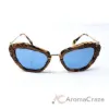 Picture of Miu Miu MU 04Q DHF-0A2 - Gold Marble-Blue by Miu Miu for Women - 55-24-140 mm Sunglasses