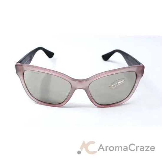 Picture of Miu Miu MU 06R UE2-5J2 - Black Opal Argil-Light Brown by Miu Miu for Women - 57-18-140 mm Sunglasses