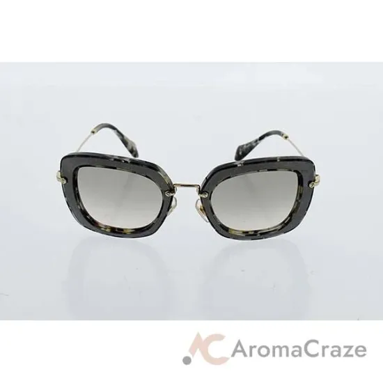 Picture of Miu Miu MU 07O DHE-3H2 - Marble White Black-Beige Gradient by Miu Miu for Women - 52-26-140 mm Sunglasses