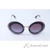 Picture of Miu Miu MU 10R U6B-5F1 - Black-Grey Violet by Miu Miu for Women - 64-17-140 mm Sunglasses