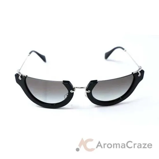 Picture of Miu Miu MU 11Q 1AB-0A7 - Black-Grey by Miu Miu for Women - 52-26-140 mm Sunglasses