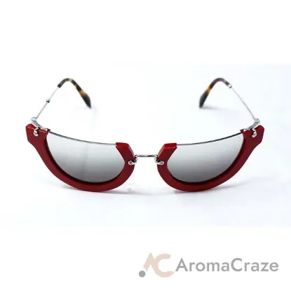 Picture of Miu Miu MU 11Q UA4-4N2 - Red-Grey Gradient by Miu Miu for Women - 52-26-140 mm Sunglasses