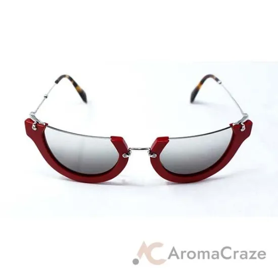Picture of Miu Miu MU 11Q UA4-4N2 - Red-Grey Gradient by Miu Miu for Women - 52-26-140 mm Sunglasses