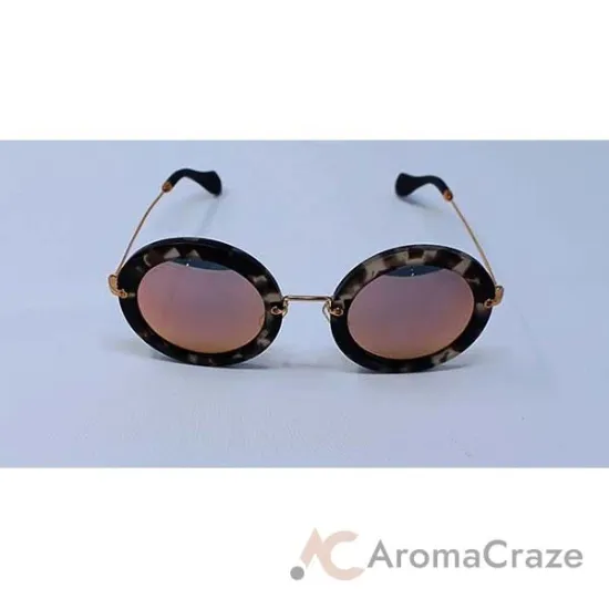 Picture of Miu Miu MU 13N UBB-2D2 - Gold Brown-Pink Gold by Miu Miu for Women - 49-26-140 mm Sunglasses